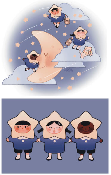 Star Kids Concept Art, (2021)